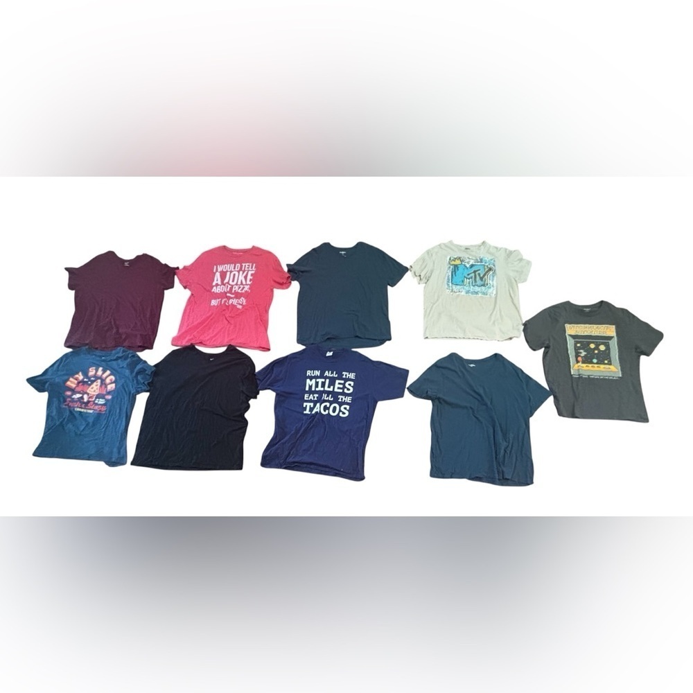 Men’s SS short sleeve shirt bundle 9 total